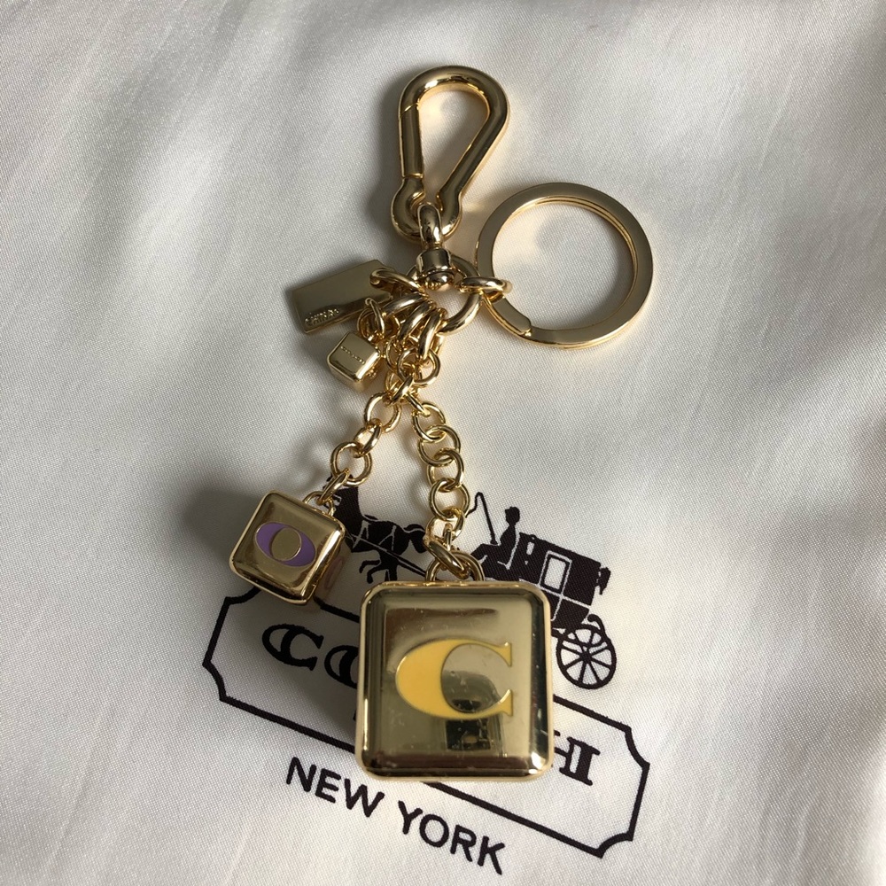 Coach “Baby Blocks” Key Fob